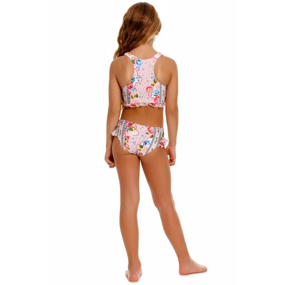 Agua Bendita Aleida MERAKI  Kid's Bikini Set NWT SIZE 2 8 12 14